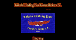 Desktop Screenshot of lakota-trading-post-dossenheim.de