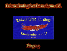 Tablet Screenshot of lakota-trading-post-dossenheim.de